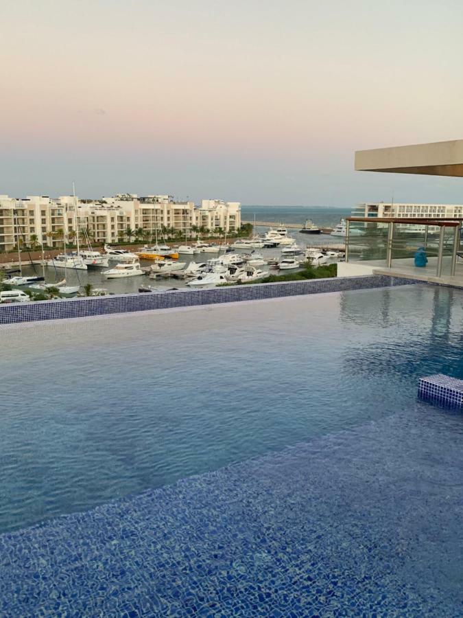 La Amada Condo With Marina View Cancún Eksteriør bilde